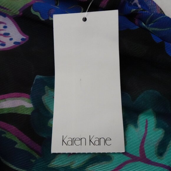 Karen Kane Mesh Top Women's Plus Size 2X Multicolor Hippie Festival Boho Resort - Picture 7 of 10